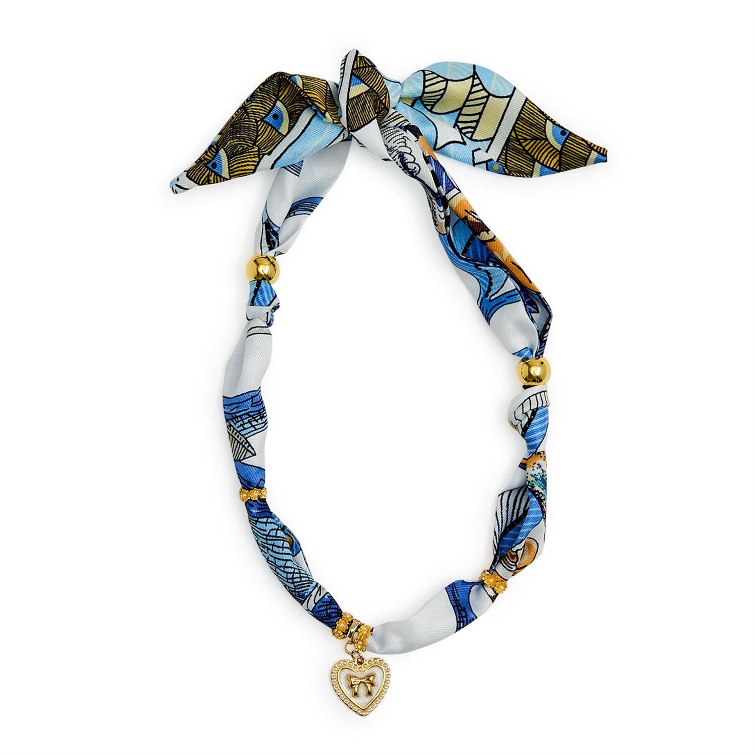 Tied to You Love Scarf Necklace