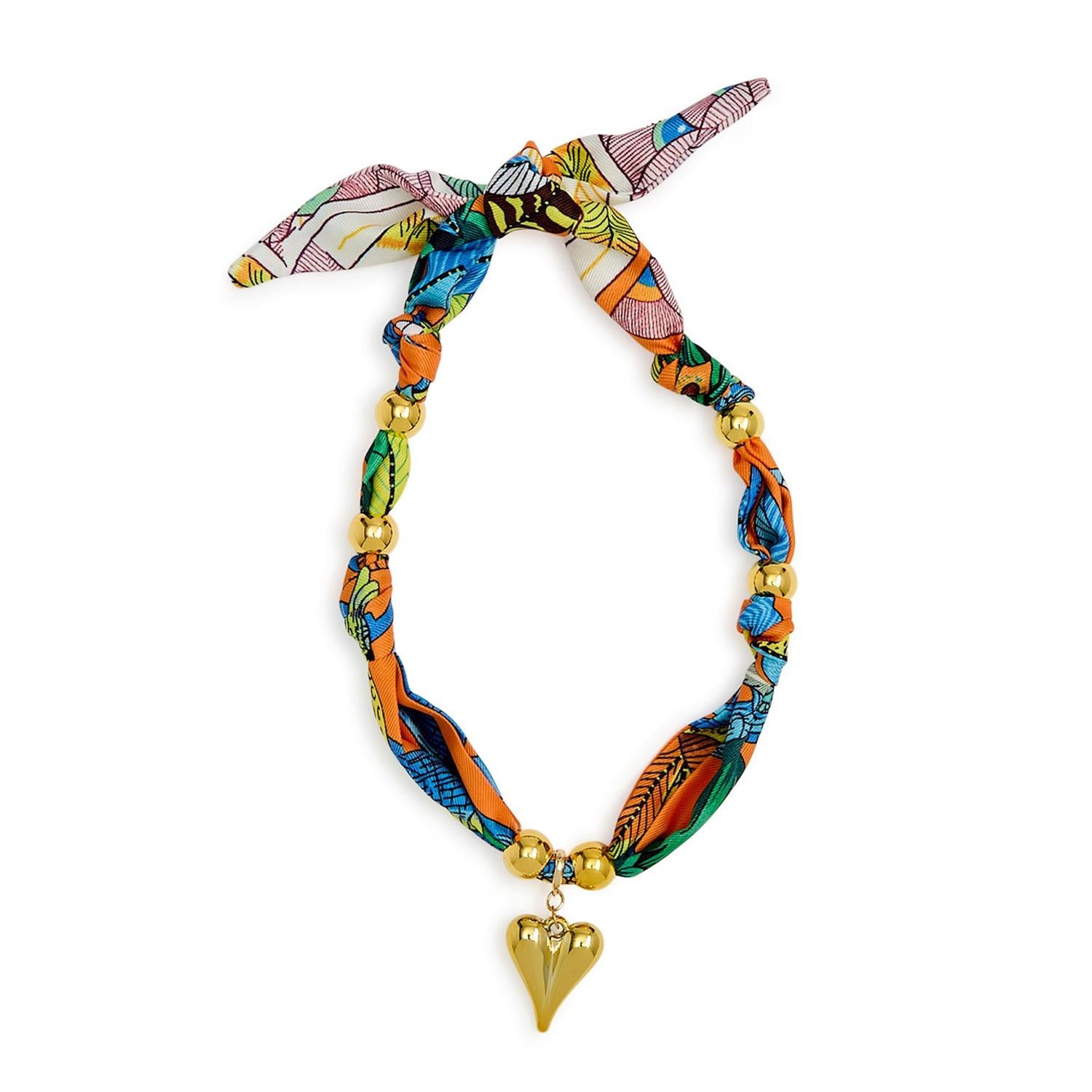 Tied to You Love Scarf Necklace