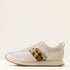 Ariat Ranch Runner Shoe - Bright Cream & Gilded Leopard - view 2