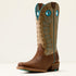 Ariat Lucera Narrow Cutter Toe Western Boot - Wheat Brown