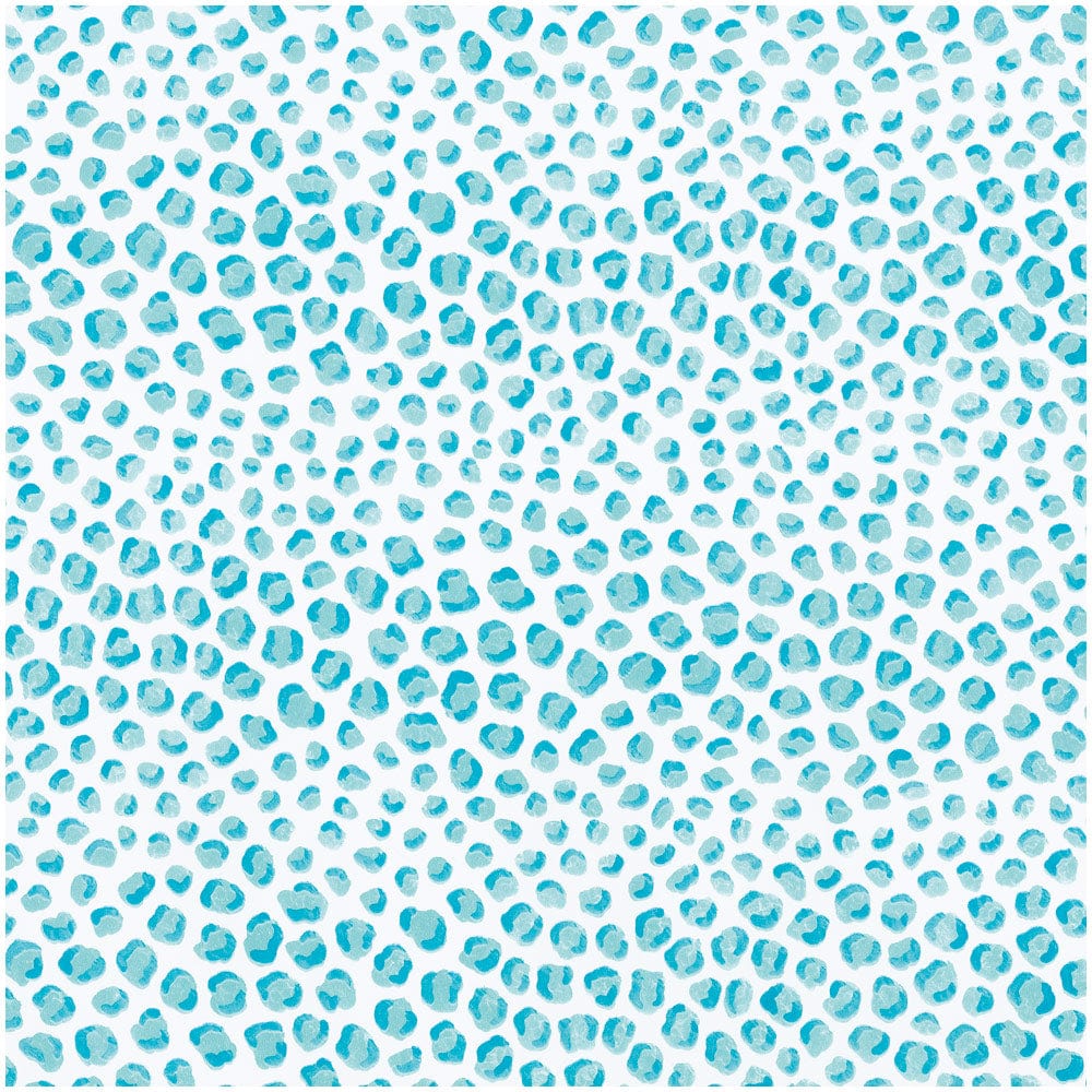 JUST SPOTS TURQUOISE - ROLL WRAP 30 INCH X 8FT-2 I