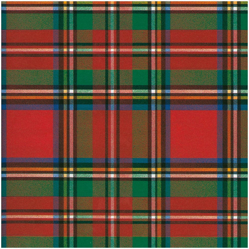 Scottish Tartan Red Gift Wrap