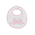 Pink Gingham Bow Bib By Mud Pie