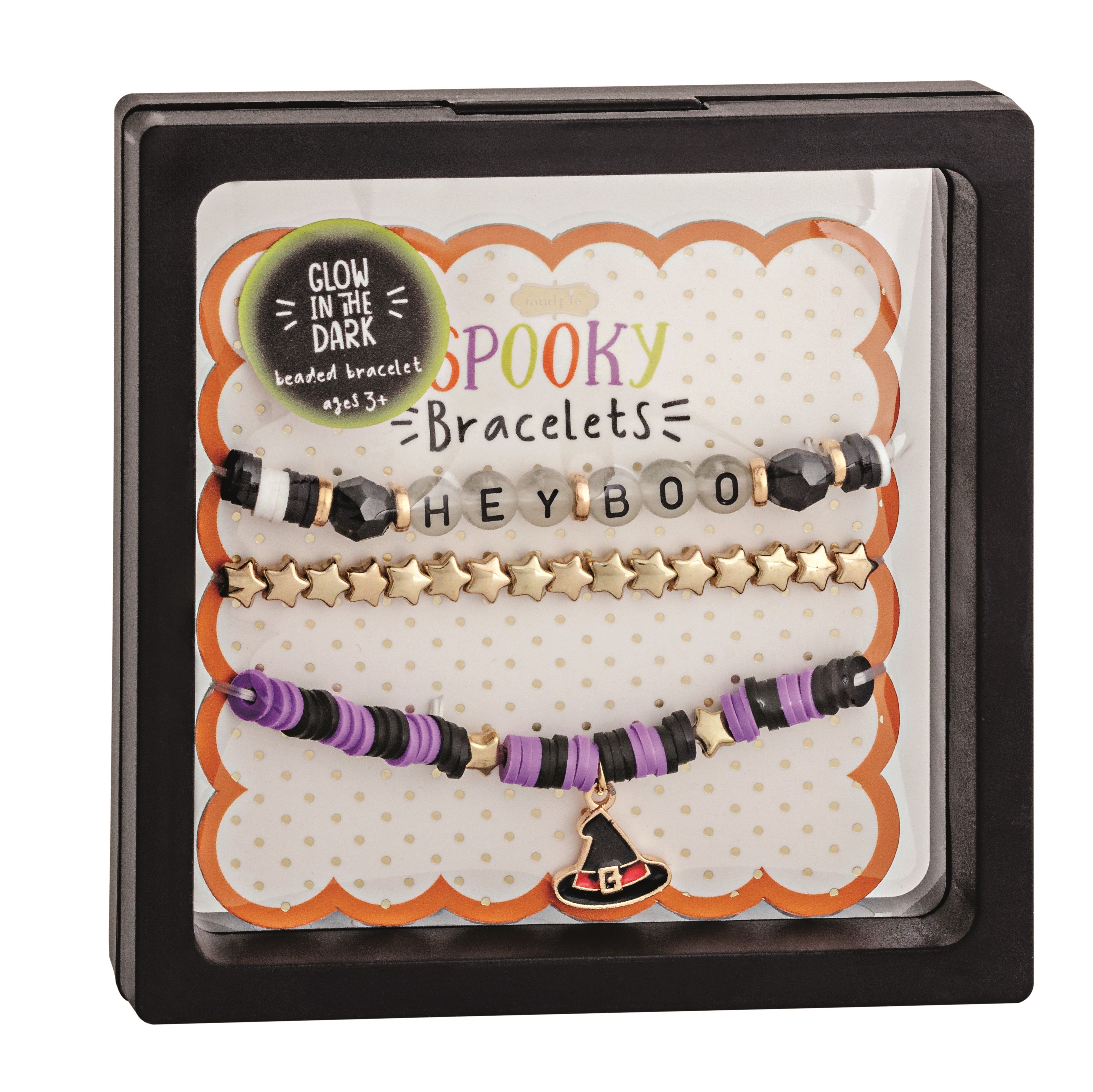 Black Halloween Bracelets By Mud Pie
