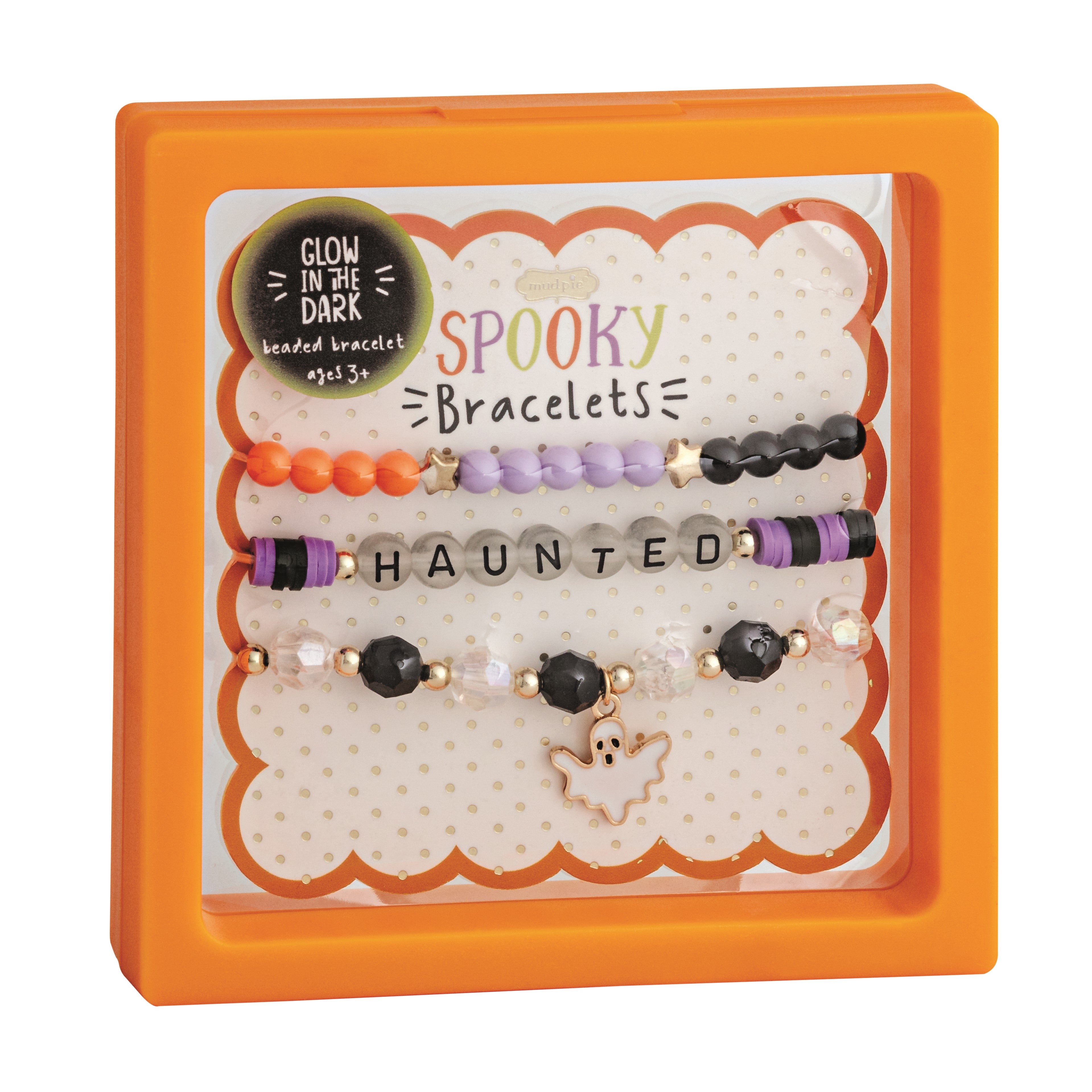 Orange Halloween Bracelets By Mud Pie