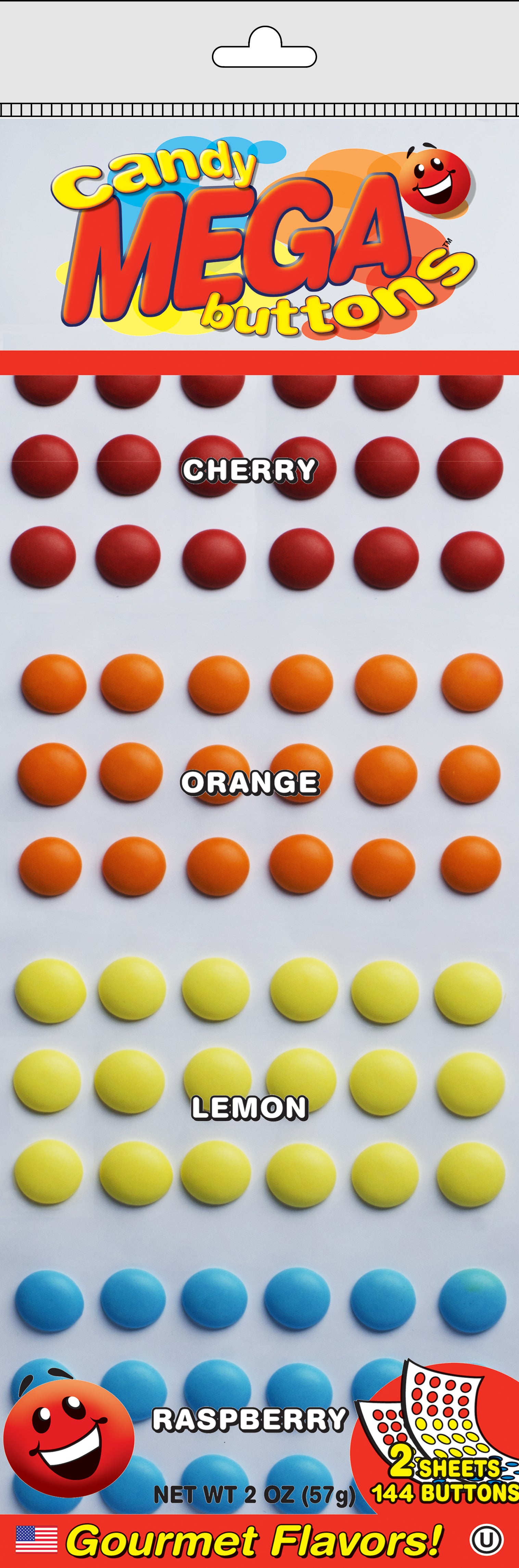 Mega Candy Buttons, Original, 144ct