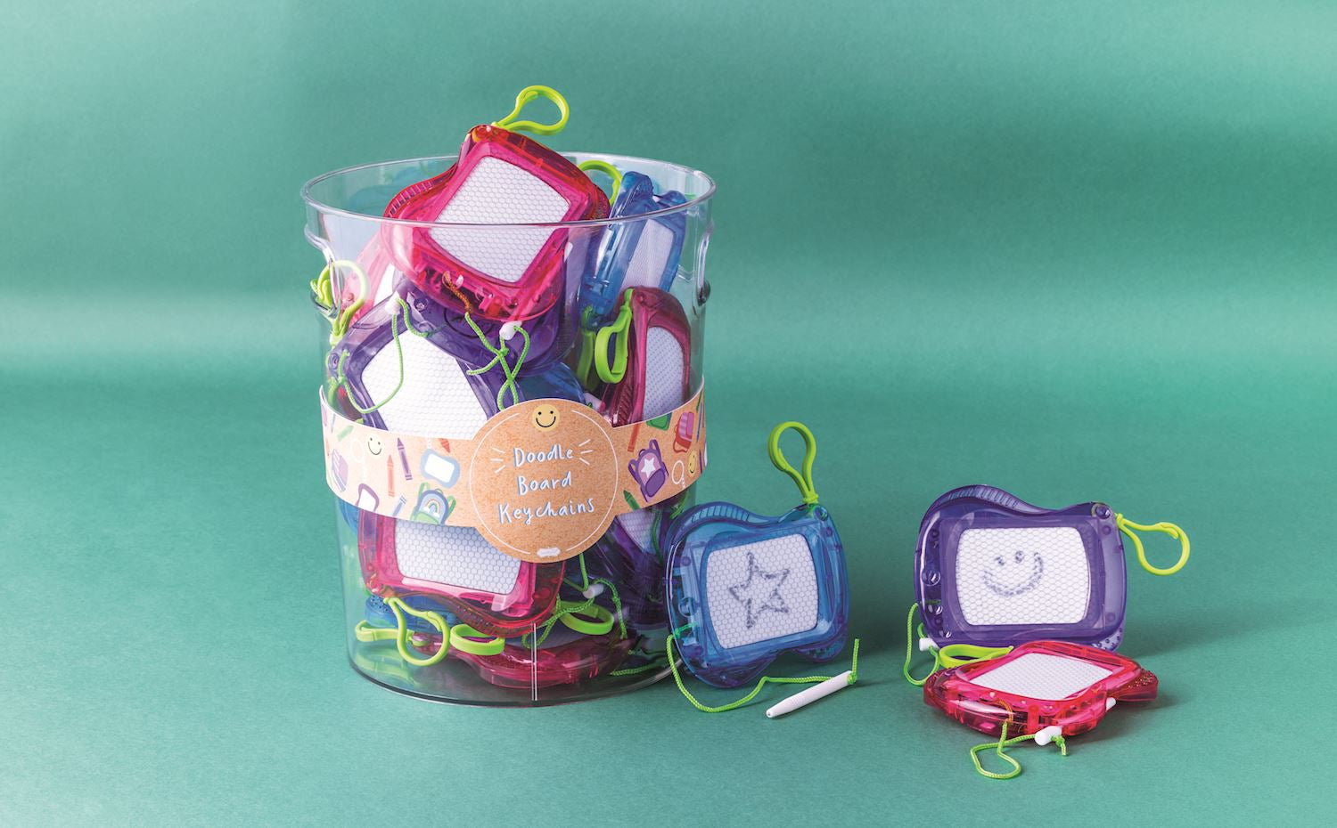 Doodle Board Keychain By Mud Pie