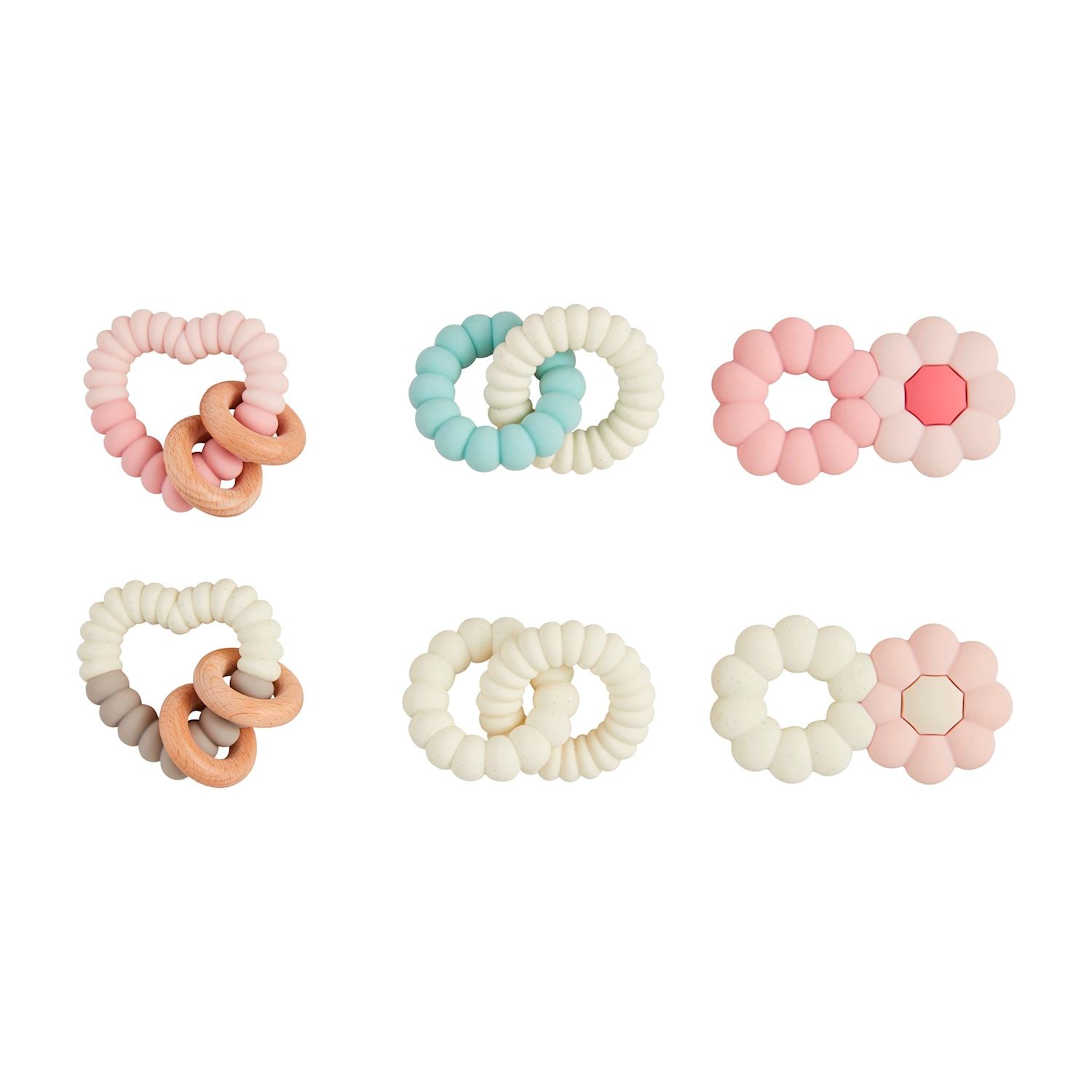 Silicone Teethers By Mud Pie