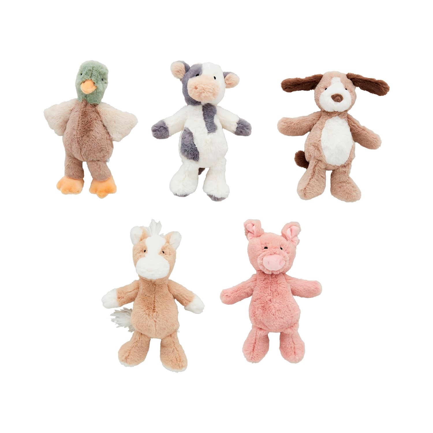 Farm Plush Rattle Pals - 5 Styles BY MUD PIE