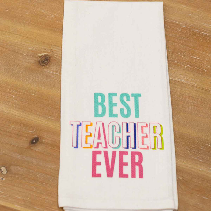 Best Teacher Ever Hand Towel