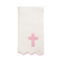 Pink Cross Chenille Blanket