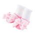 Pink Bow Socks BY MUD PIE by MUD PIE