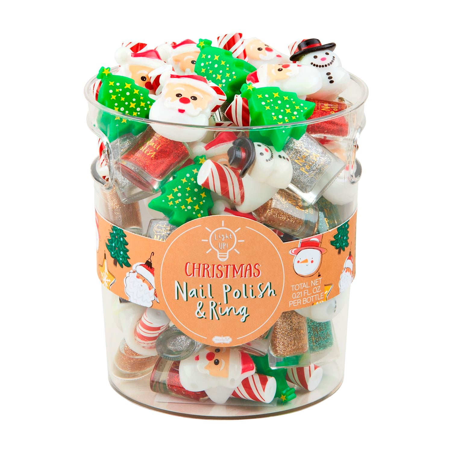 Christmas Nail Polish & Ring Sets By Mud Pie
