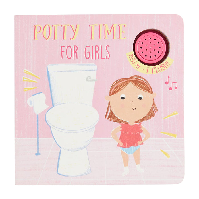 Girl Potty Time Board Book BY MUD PIE