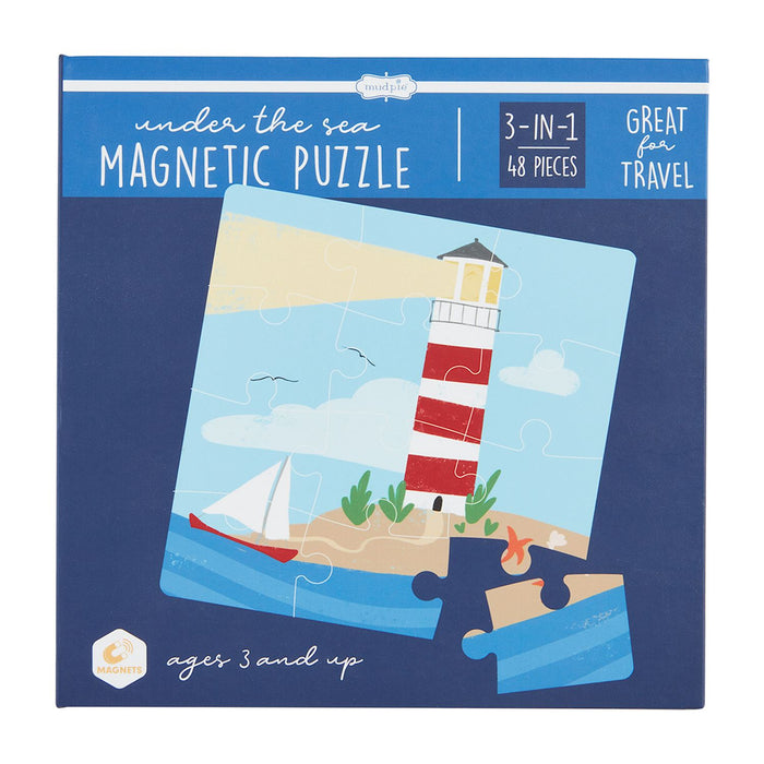 Under The Sea Magnetic Puzzle Set - 2 Styles BY MUD PIE