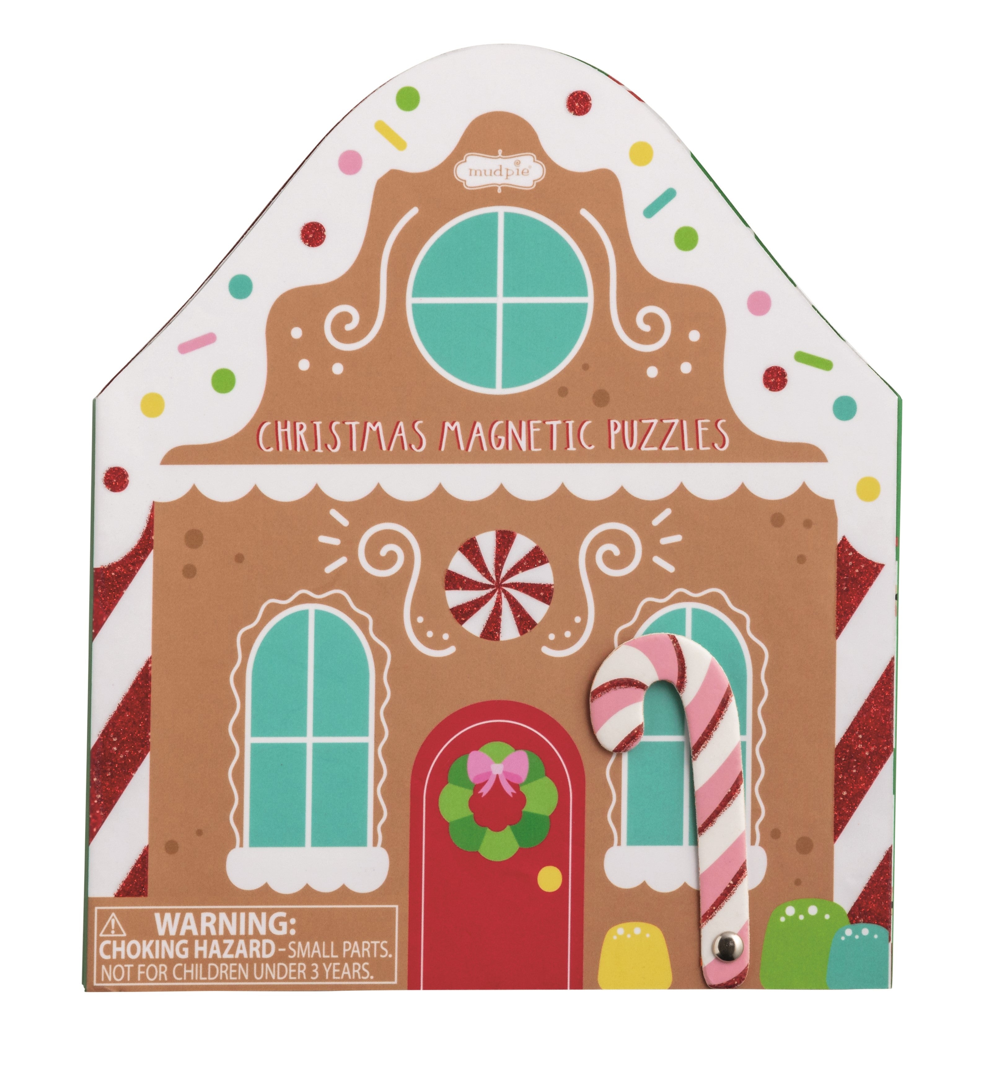 Gingerbread House Magnetic Puzzle Book  By Mud Pie