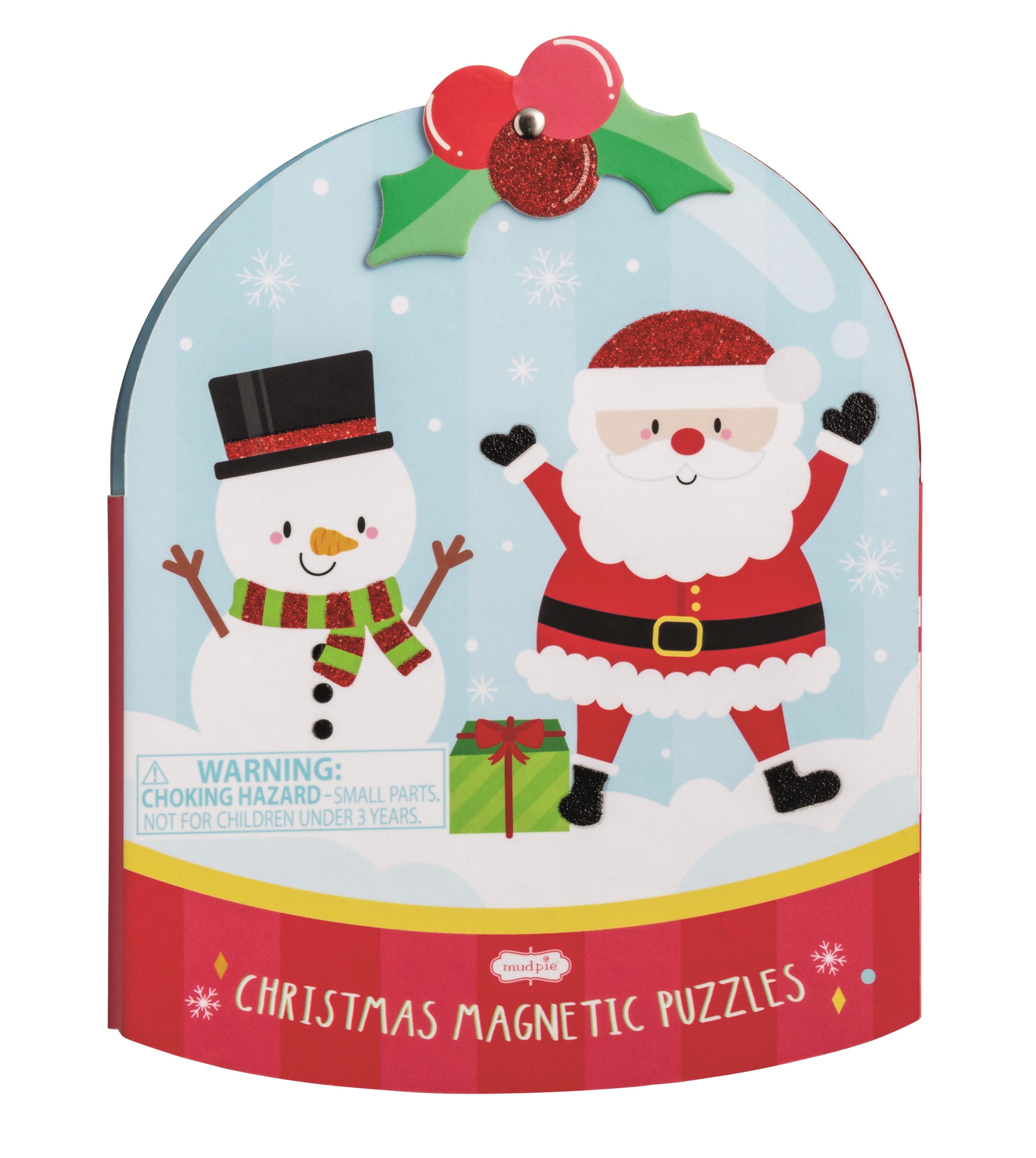 Snow Globe Magnetic Puzzle Book  By Mud Pie