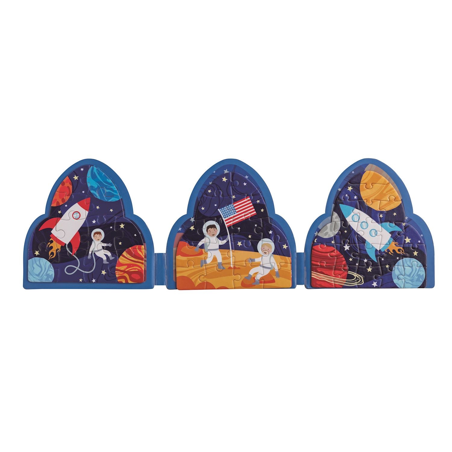 Rocket Magnetic Puzzle Book  By Mud Pie