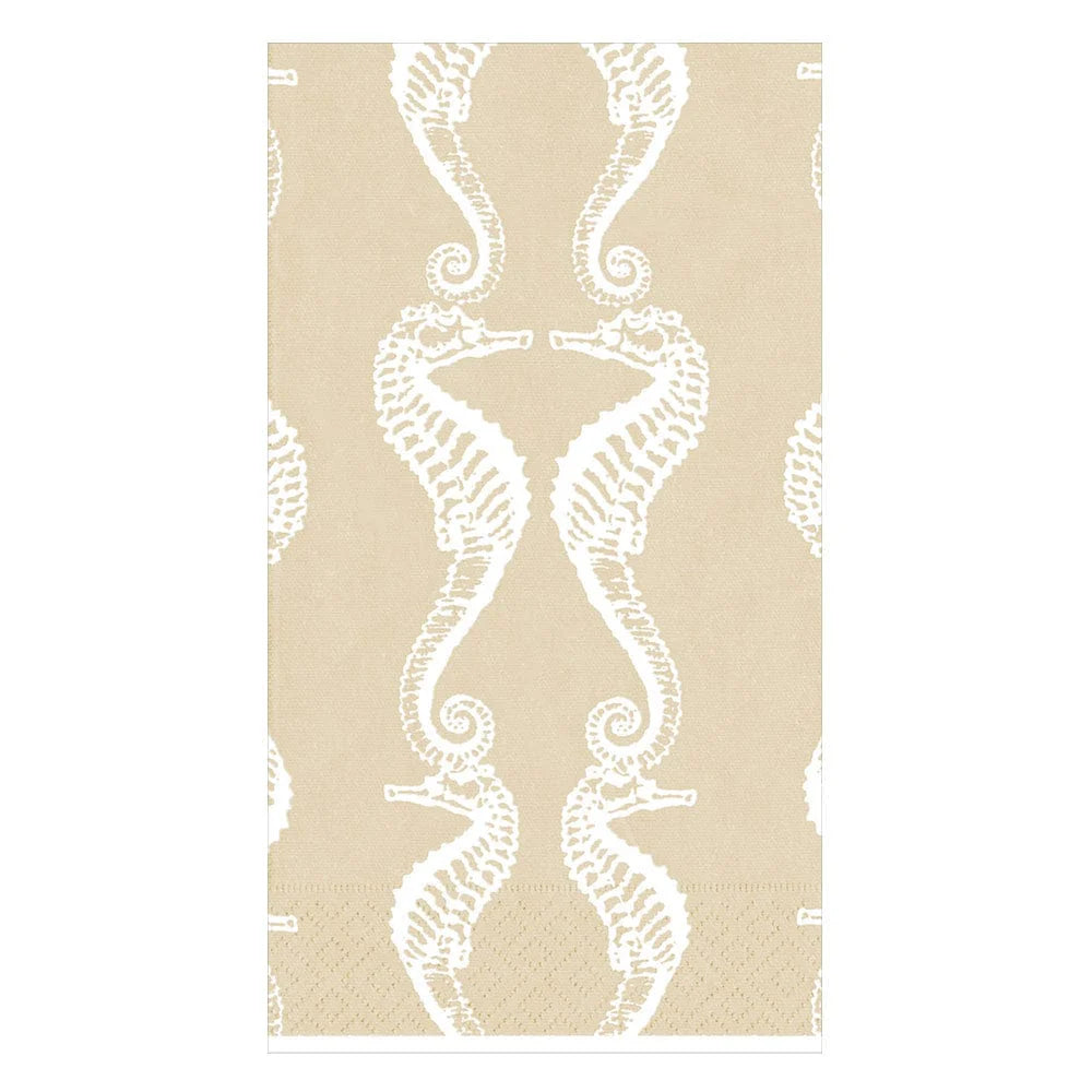 SEAHORSES SAND - GUEST TOWEL