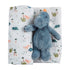 Plush Dino Swaddle & Rattle Set BY MUD PIE