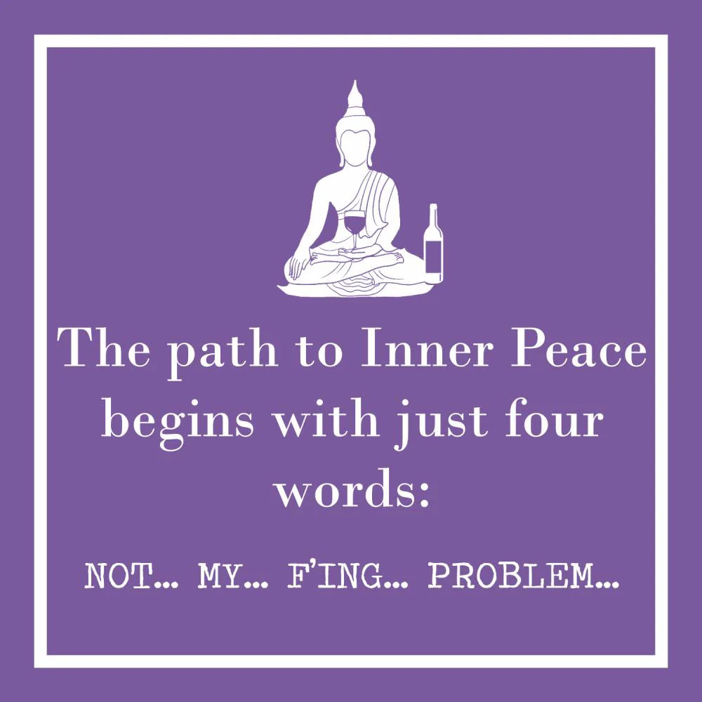 Inner Peace Beverage Napkin - A. Dodson's
