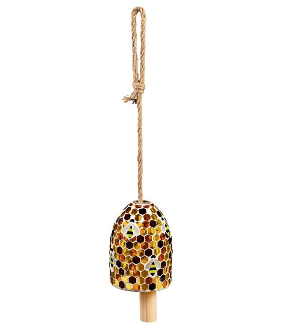 Bee Hive Mosaic Bell Chime
