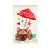 Summer Beach House Burlap House Flag