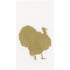 Turkey Fan Paper Linen Guest Towels