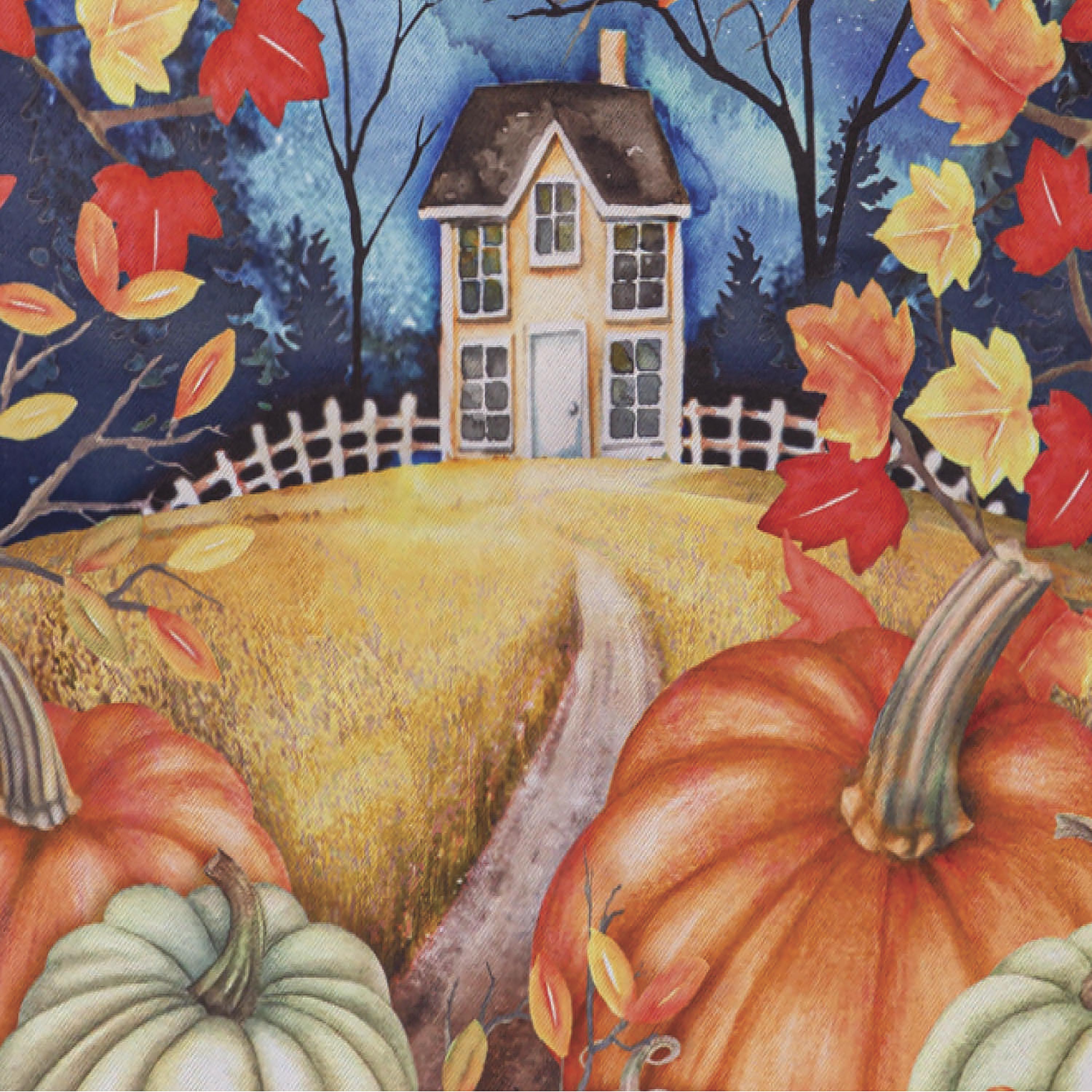 Alive in Fall Suede Garden Flag