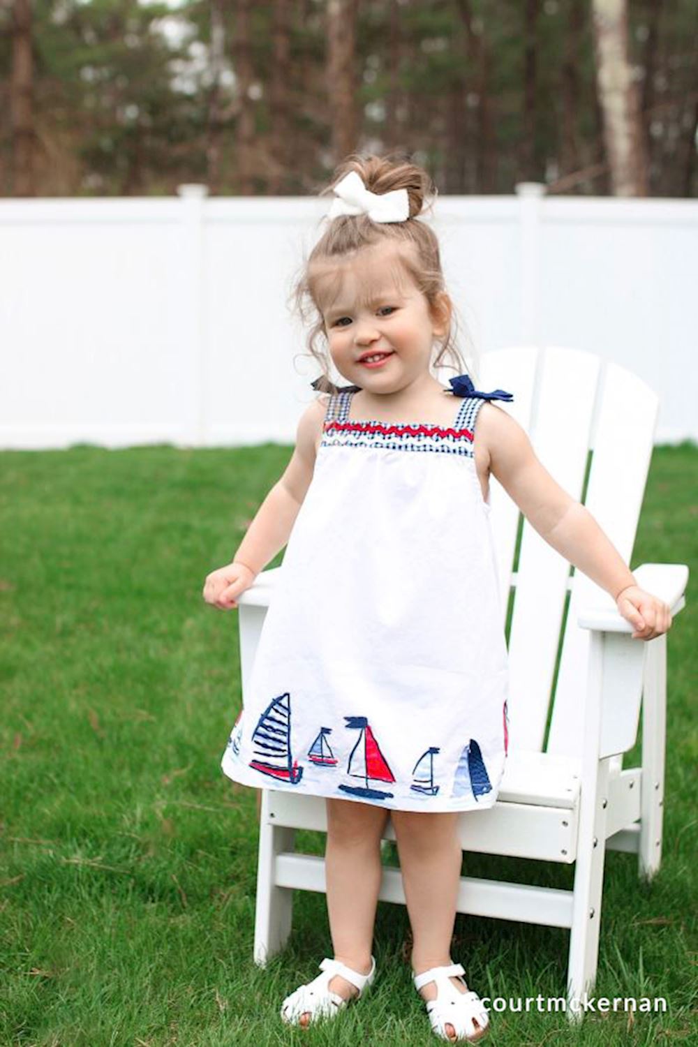 Sailboat Dress BY MUD PIE