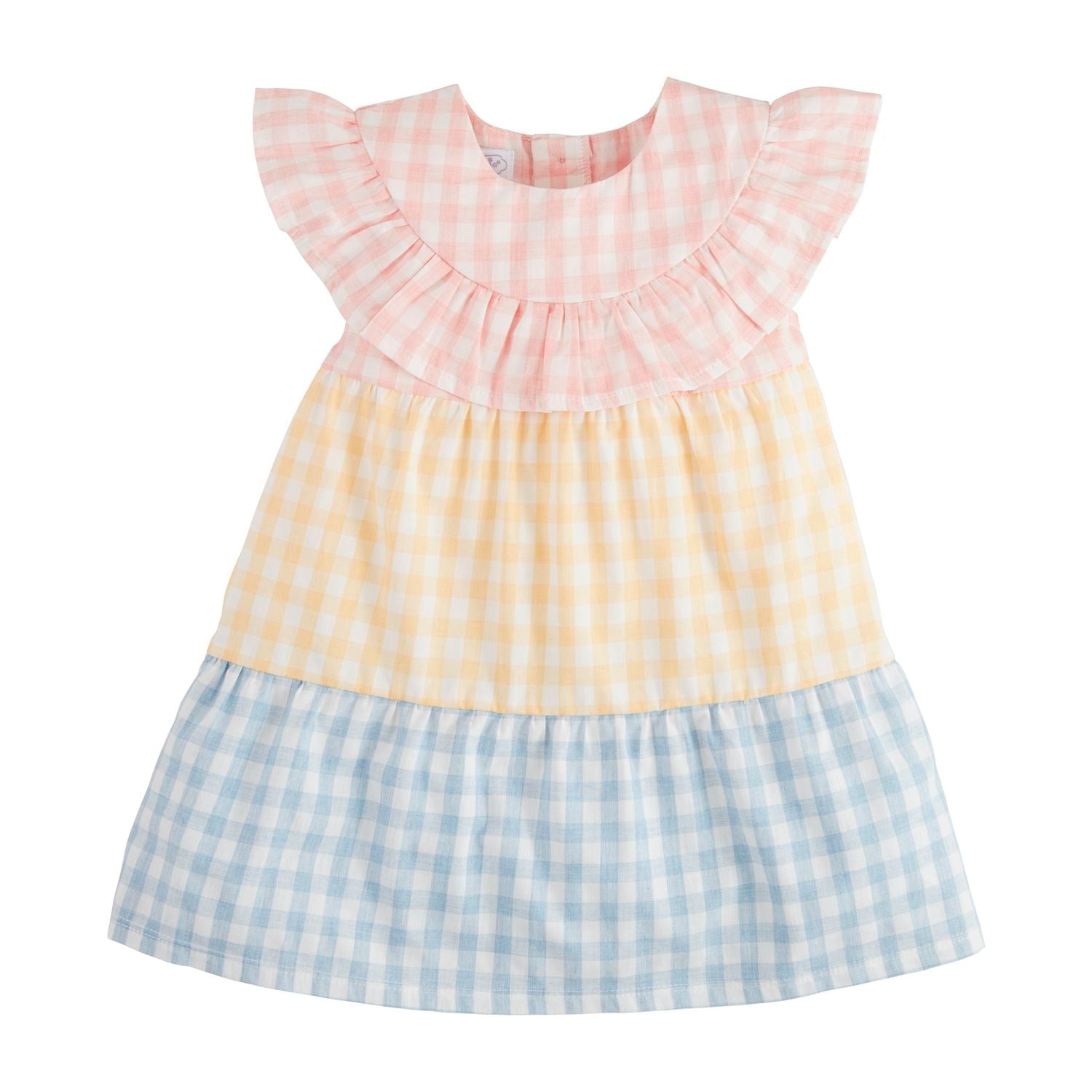 Mixed Gingham Dress BY MUD PIE
