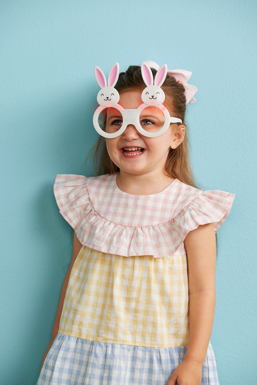 Mixed Gingham Dress BY MUD PIE