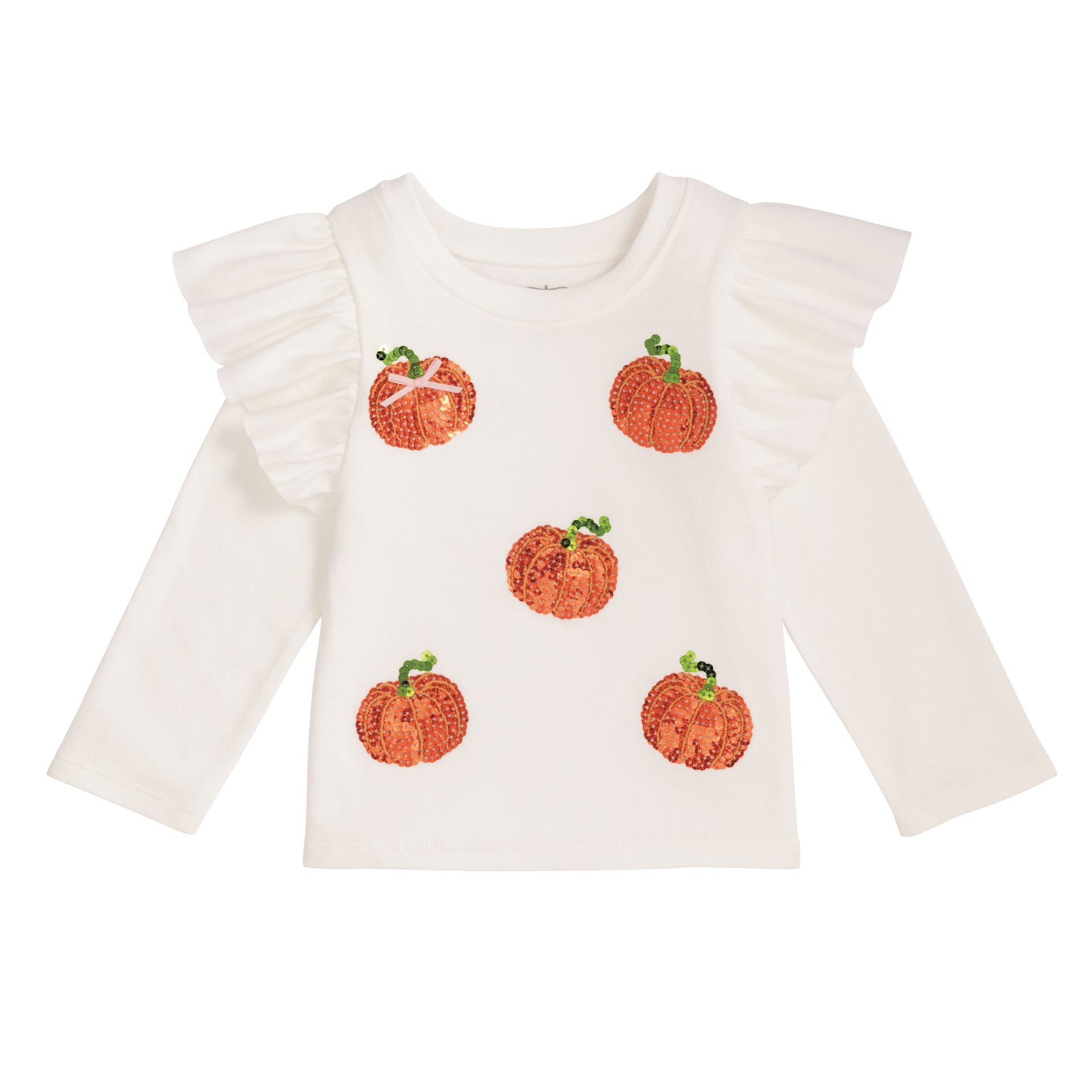 Sparkle Pumpkin Tee by Mud Pie