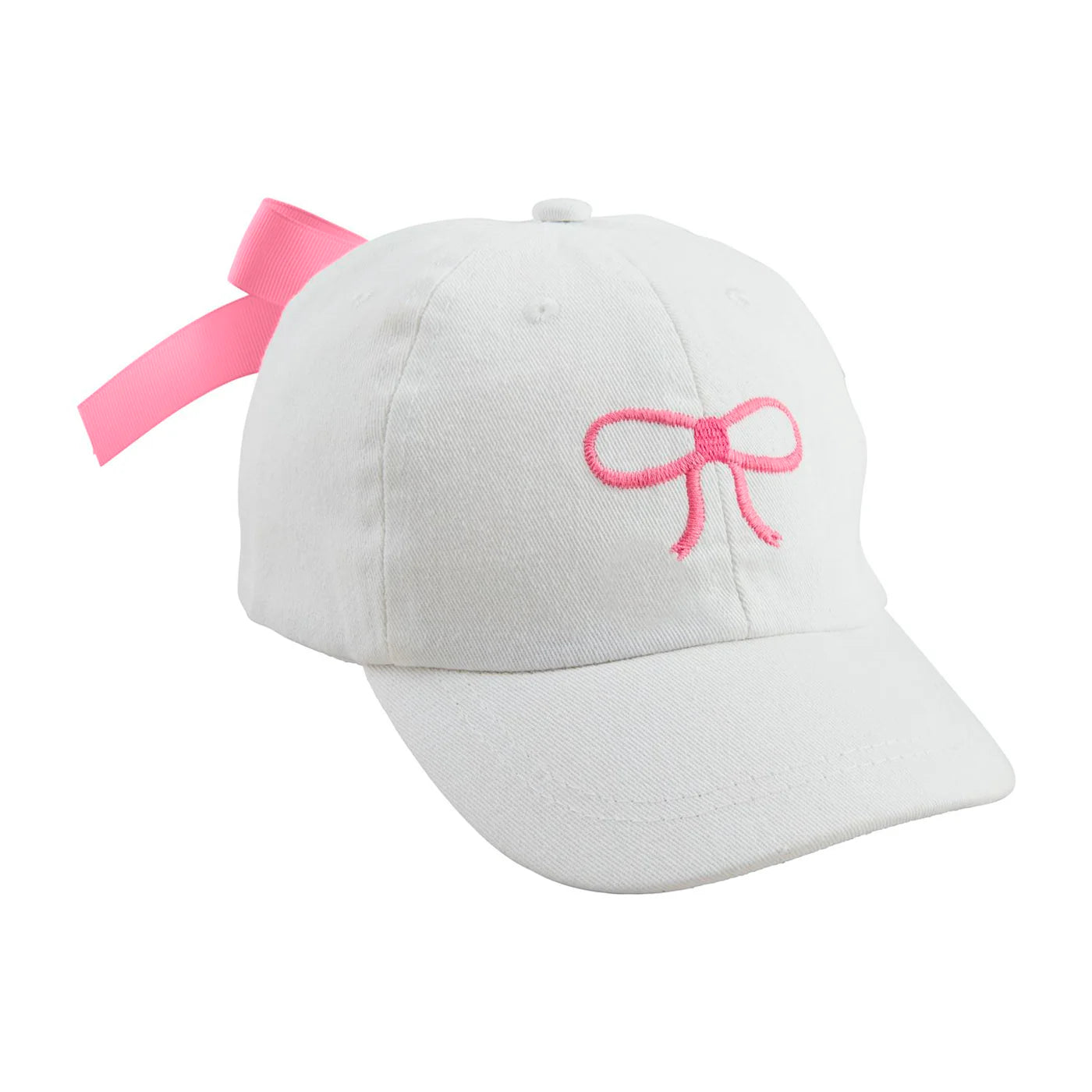 Bow Embroidered Toddler Hat BY MUD PIE