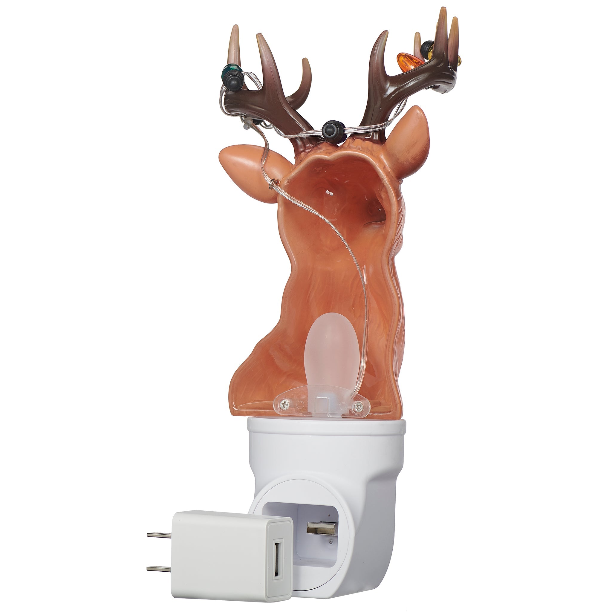 Roman Lights Reindeer Night-Light with Blinking Antlers - view 5 of 5