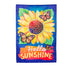 Hello Sunshine and Butterflies Applique Garden Flag - A. Dodson's