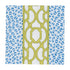 KNOTS AND SPOTS BLUE/GREEN - NAPKIN COCKTAIL