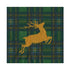 REINDEER TARTAN GREEN - NAPKIN LUNCHEON