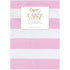 CAFE STRIPE LIGHT PINK-PAPER LINEN - PRINT AIRLAID TABLECOVER 5.2'X8.2'