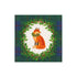 Tartan Fox Blue and Green Cocktail Napkins