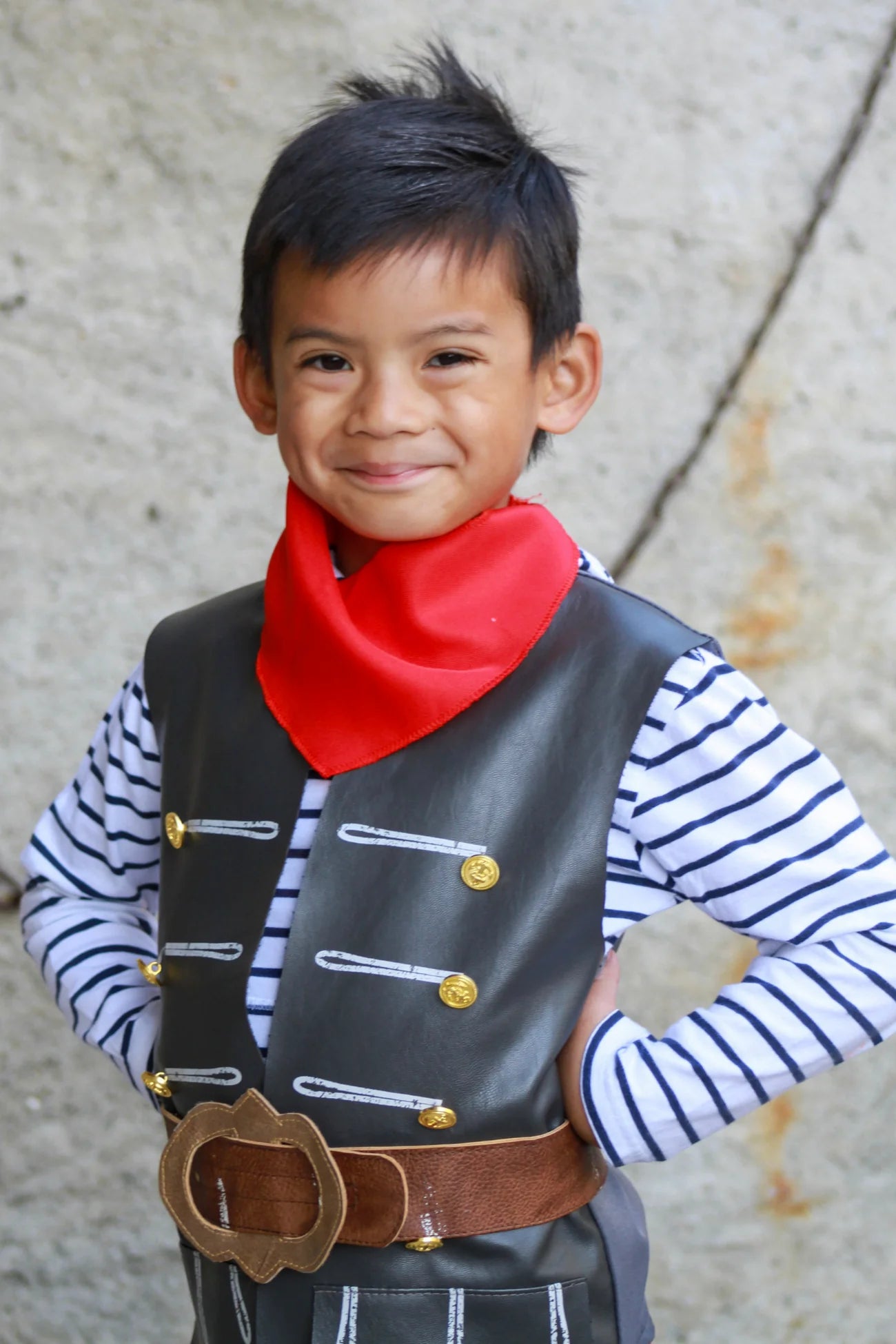 Skully Pirate Vest, Belt & Scarf - A. Dodson's