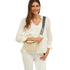 Crossbody Sling Bag in Textured Vegan Leather
