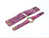 Raspberry Beret Leather Bracelet