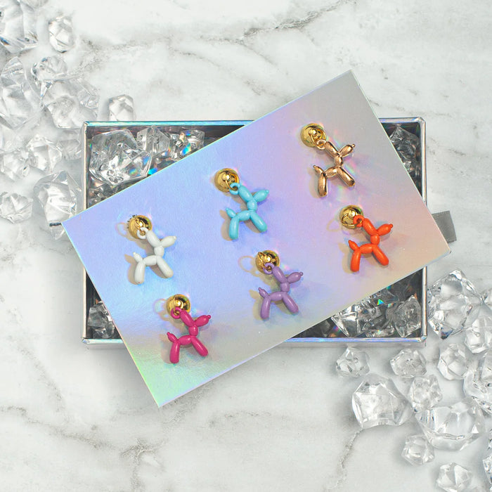 Balloon Dog Cheers Charms, Set of 6