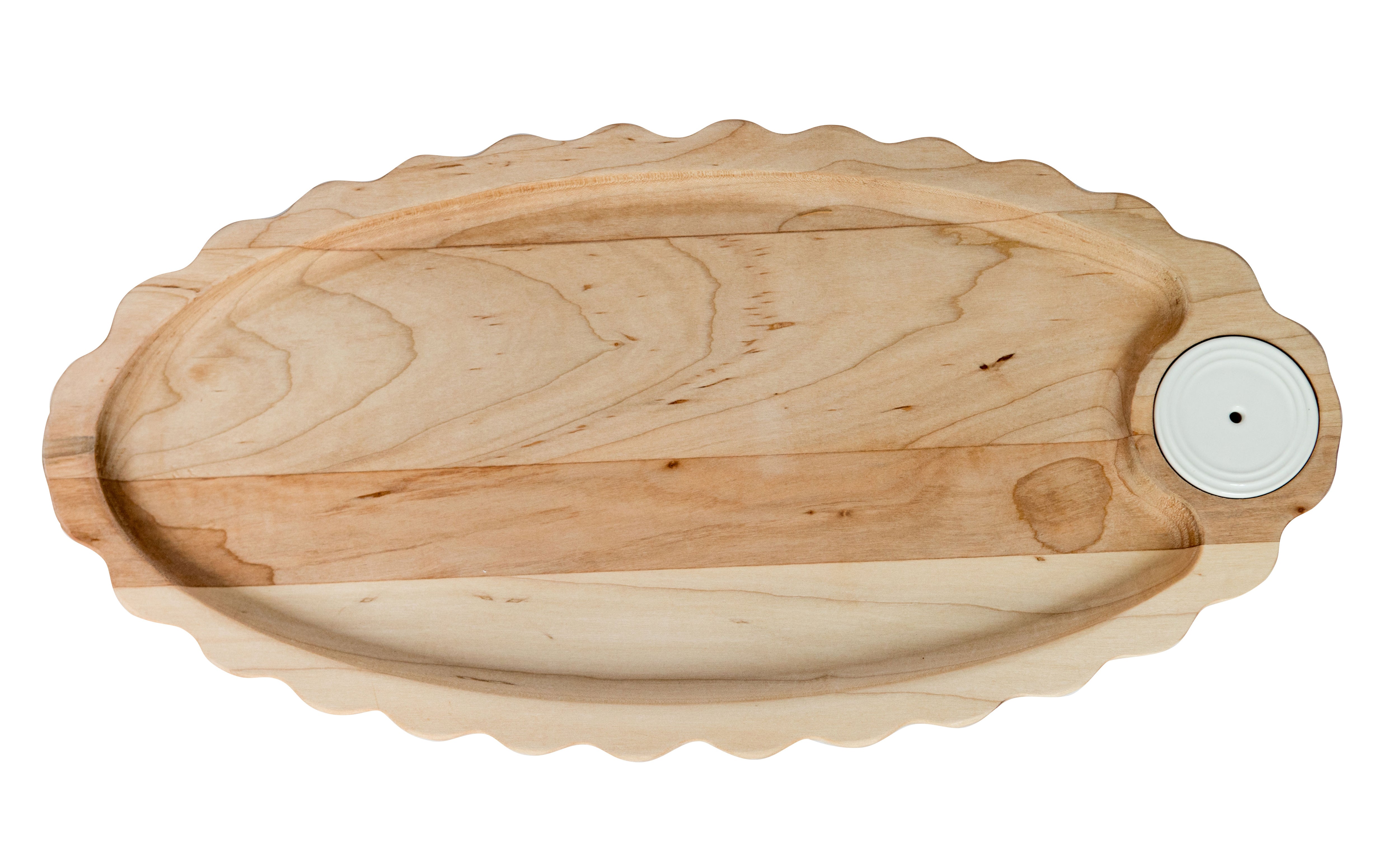 RETIRED NORA FLEMING LIMITED EDITION MAPLE SCALLOPED ANNIVERSARY TRAY
