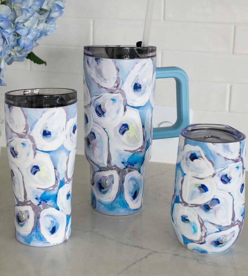 Kim Hovell Collection 20oz Coffee Tumbler - Ebb and Flow