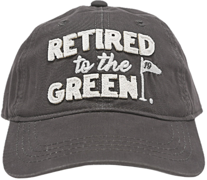 Retired To The Green Adjustable Hat