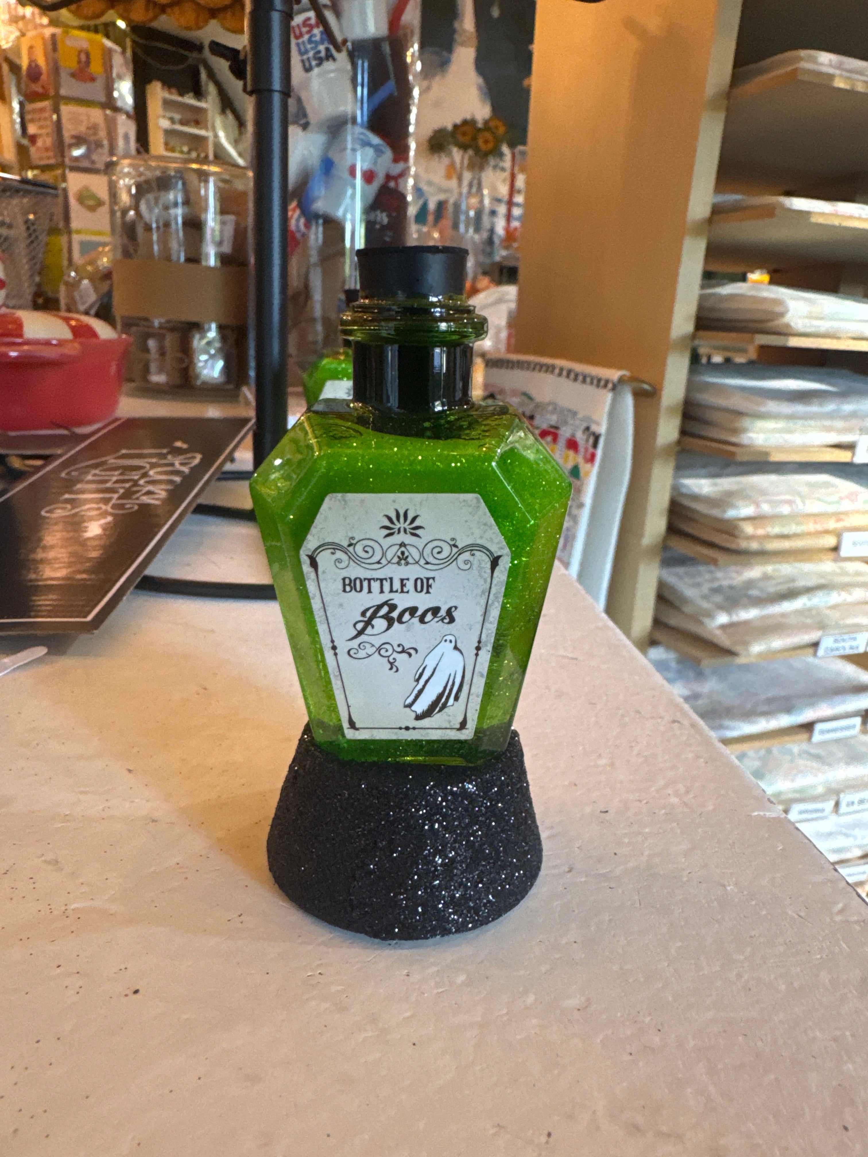 Roman Lighted Potion Bottle