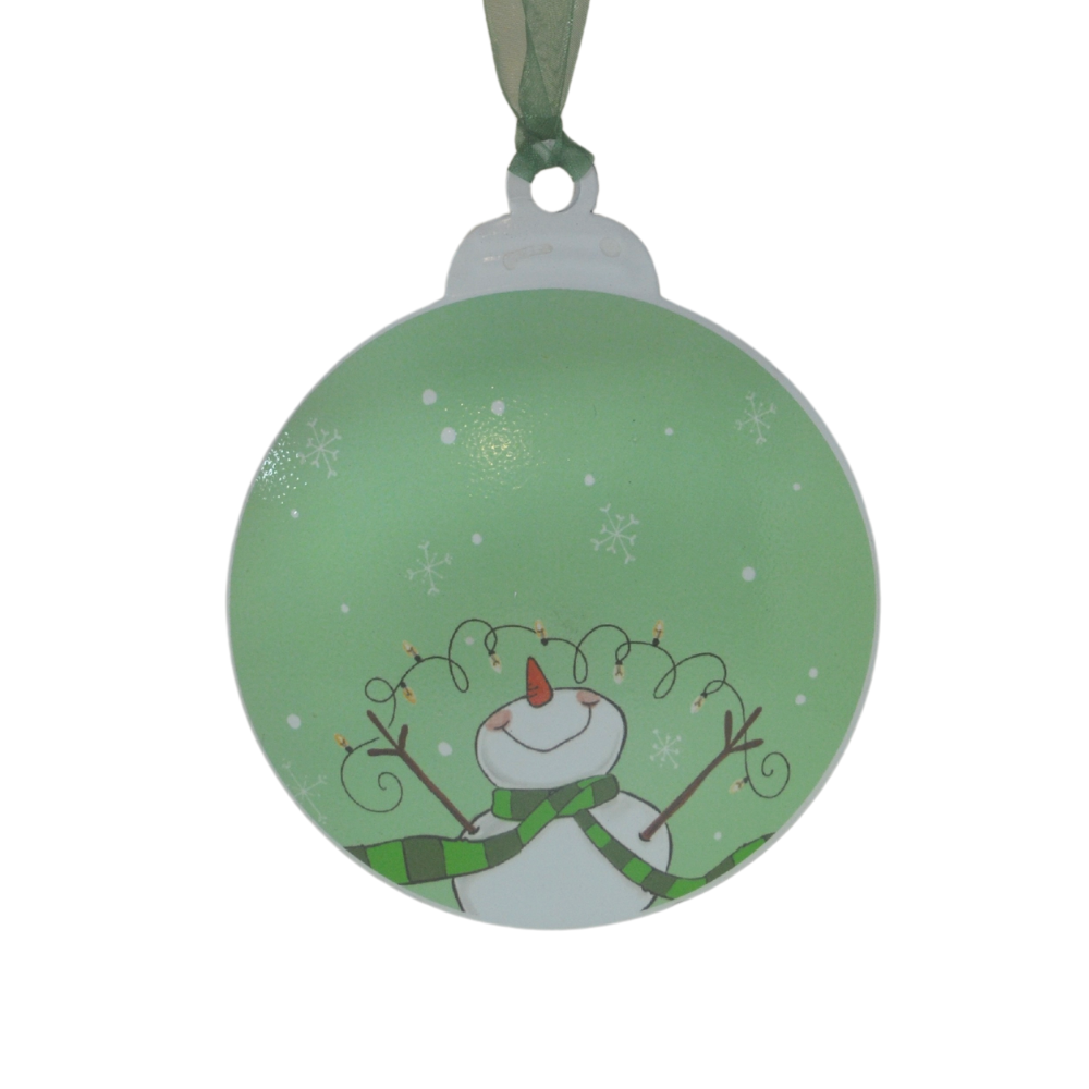 WINTER WISHES METAL ORNAMENT