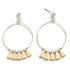 MIXED METAL DROP EARRINGS - A. Dodson's